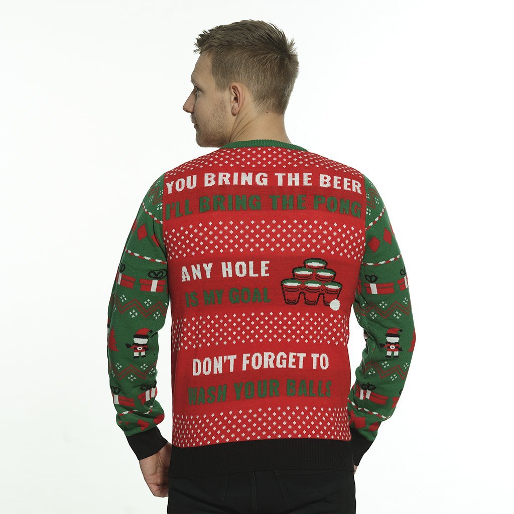 The Beer Pong Christmas Sweater